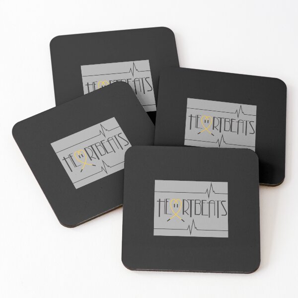 Item preview, Heartbeats Design (iconic EKG)-Gray designed and sold by Irishbull81.