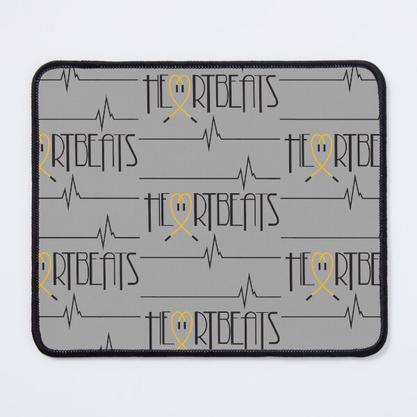 Item preview, Heartbeats Design (iconic EKG)-Gray designed and sold by Irishbull81.