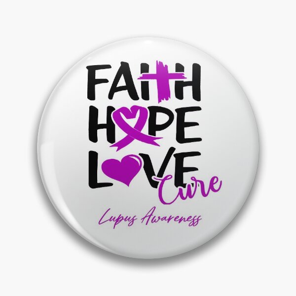 Item preview, Faith Hope Love Cure Lupus Awareness designed and sold by Grooffos.