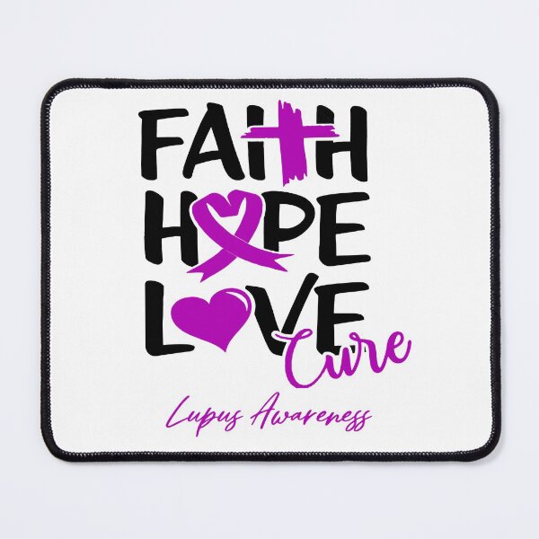 Item preview, Faith Hope Love Cure Lupus Awareness designed and sold by Grooffos.