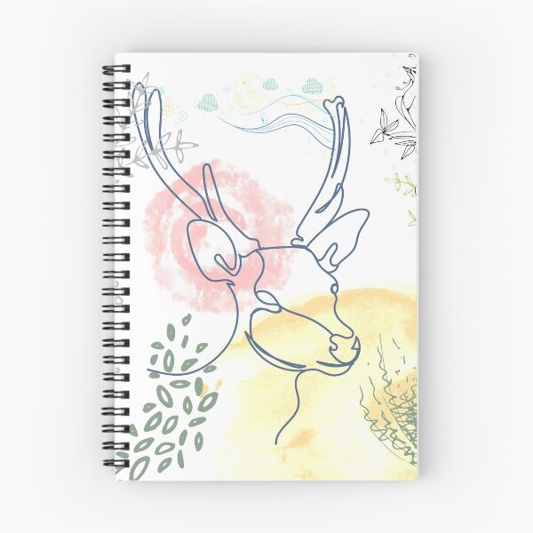 Item preview, Abstract Art. Deer and Wildlife Sketch Watercolor Painting designed and sold by silviaol.