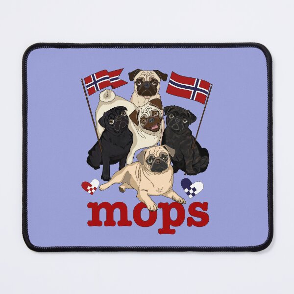 Item preview, MOPS! (Norwegian version!) designed and sold by FivePugs.