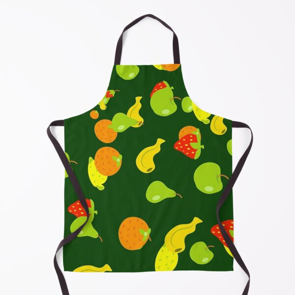 Item preview, Mixed Colorful Juicy Fruits Seamless Pattern Over Green designed and sold by silviaol.