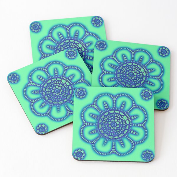 Item preview, Blue Doily Flower Design designed and sold by SillaHoekstra.