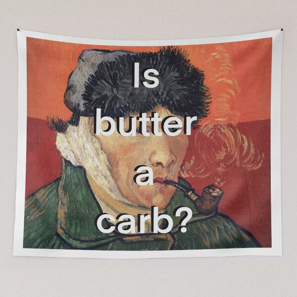 Item preview, Is Butter a Carb Van Gogh  designed and sold by KristaZed.