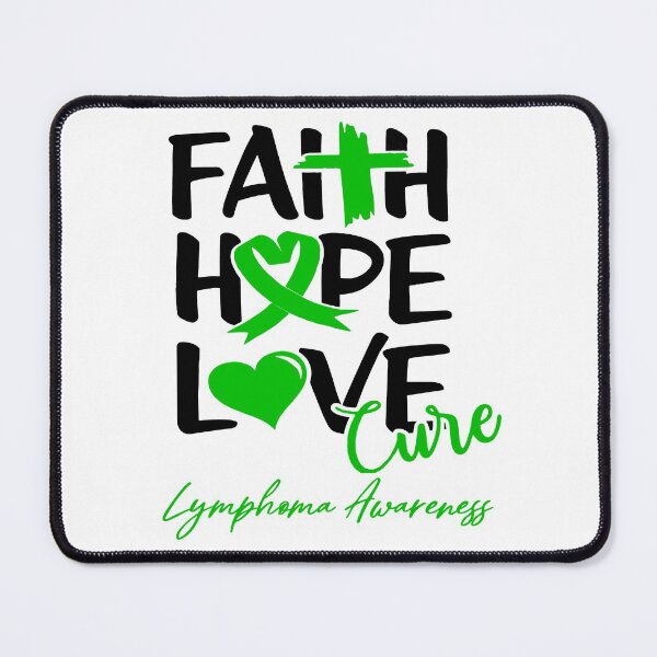 Item preview, Faith Hope Love Cure Lymphoma Awareness designed and sold by Grooffos.