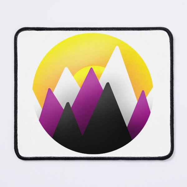 Item preview, Non binary mountain designed and sold by rottenaeon.