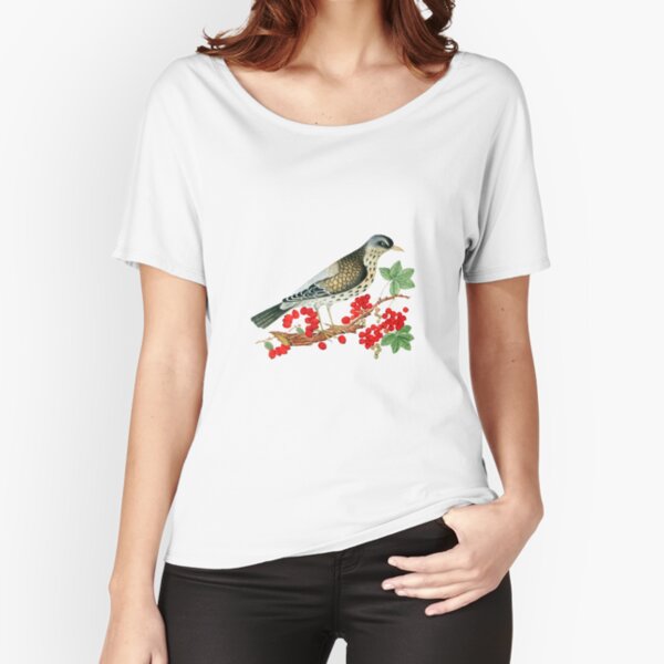 Item preview, Vintage Bird with Red Berries. Vibrant Berries  designed and sold by silviaol.