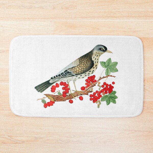Item preview, Vintage Bird with Red Berries. Vibrant Berries  designed and sold by silviaol.