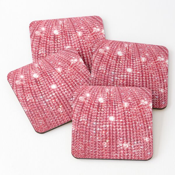 Item preview, Photographic Image of Brilliant Pink Crystals and Lights designed and sold by CrazyCraftLady.