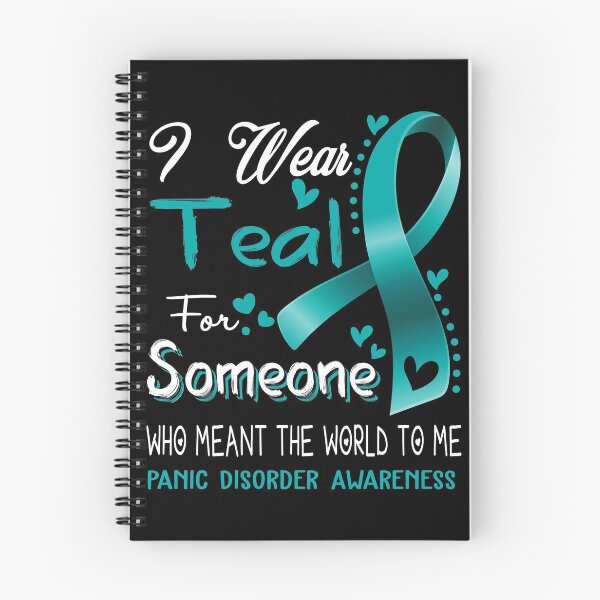 Item preview, I Wear Teal For Someone PANIC DISORDER Awareness designed and sold by Adropine.