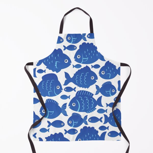 Item preview, Very Cute Blue Fishes Nautical Sea Life designed and sold by silviaol.