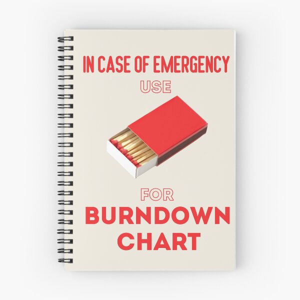 Item preview, In Case of Emergency use for Burndown Chart  designed and sold by trendingatees.