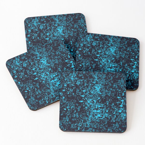 Item preview, Black and Blue Abstract Paint Texture designed and sold by Tekoro.