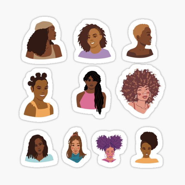 Vista previa del artículo con la obra «Tendencias Hermosas chicas afroamericanas bailando y mujeres africanas diseñan ideas de regalos para amantes del arte/su hijo/hijos/parientes y amigos», diseñado y vendido por haRexia.