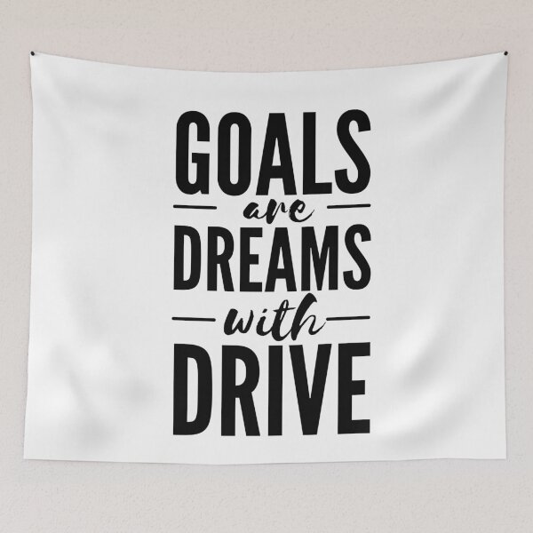 Item preview, Goals are Dreams with Drive - Black  designed and sold by charqui.