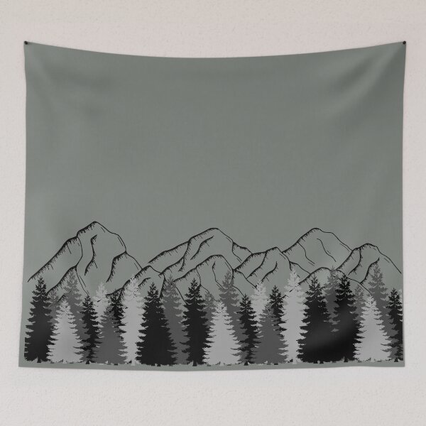 Item preview, Forest & Mountains designed and sold by WolfberryStore.