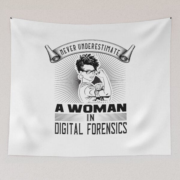 Item preview, Never Underestimate a Woman in Digital Forensics designed and sold by DFIRDiva.