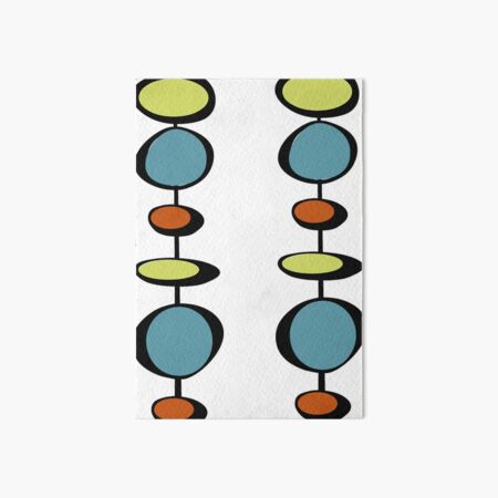 Fifties Styled Bubbles using Mid Mod Color Palette Art Board Print for  Sale by Lisa Williams