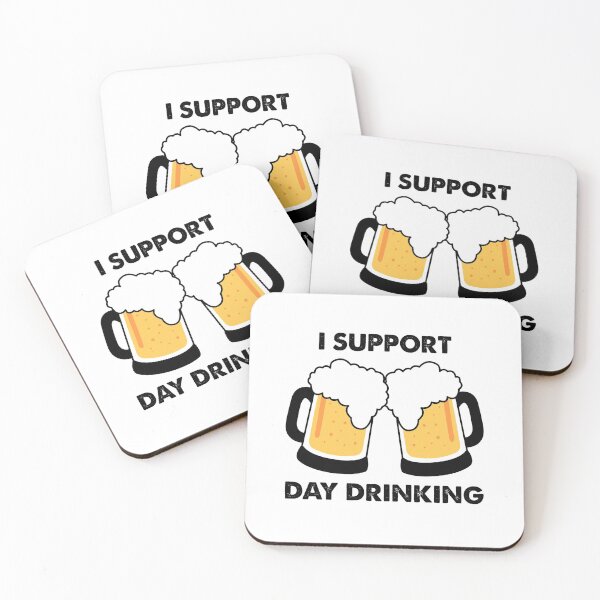 Item preview, I Support Day Drinking, Day Drinking Team Captain designed and sold by SportyDogShop.