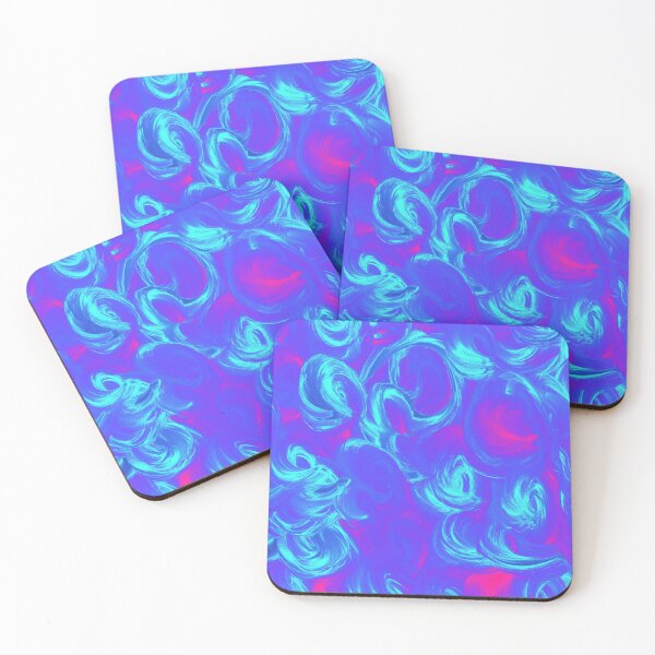 Item preview, Textura de pintura abstracta azul y rosa designed and sold by Tekoro.