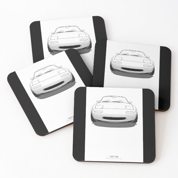 Item preview, 1991 NA Crystal White Miata Poster designed and sold by Christopher E Smith.