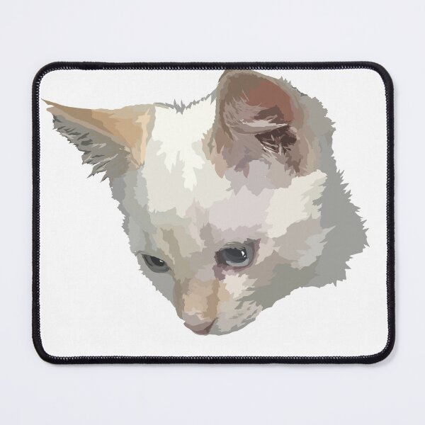 Item preview, white kitten head digital designed and sold by valeriedumdum.
