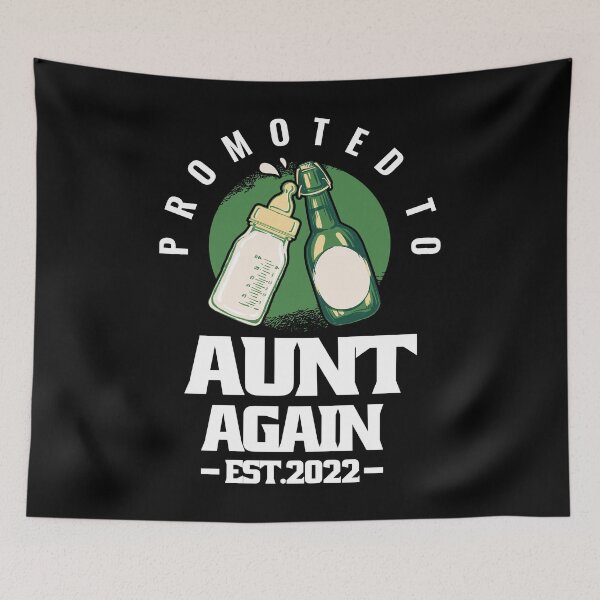 Item preview, Promoted To Aunt Again Pregnancy Accouncement  designed and sold by Eddie SH.