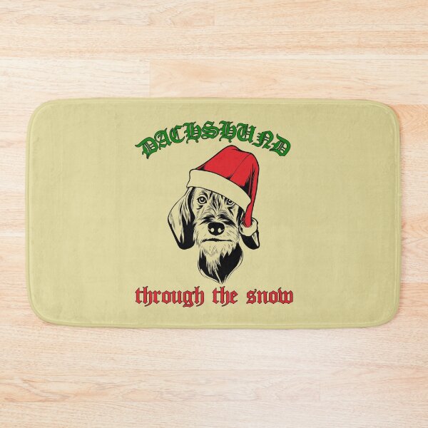 Item preview, Dachshund Through The Snow designed and sold by HappySchnapper.