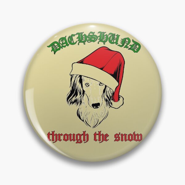 Item preview, Dachshund Through The Snow designed and sold by HappySchnapper.