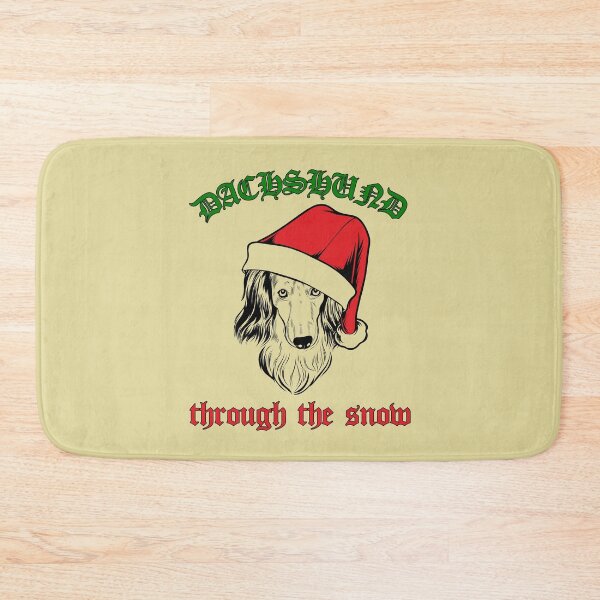 Item preview, Dachshund Through The Snow designed and sold by HappySchnapper.