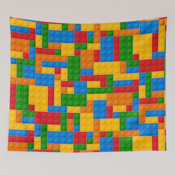 Item preview, Plastic Brick Pattern designed and sold by WilliamsonMedia.