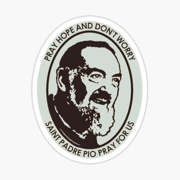 Saint Padre Pio Car Decal