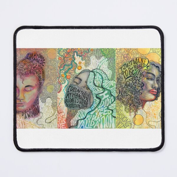 Item preview, female voices collage designed and sold by valeriedumdum.