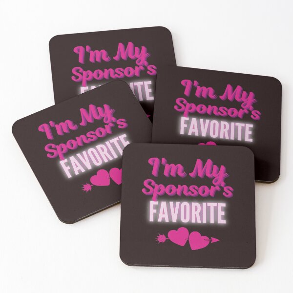 Item preview, I'm My Sponsor's Favorite - Addiction Recovery, Sobriety, 12 Steps, Alcoholics Anonymous designed and sold by SoberJen.