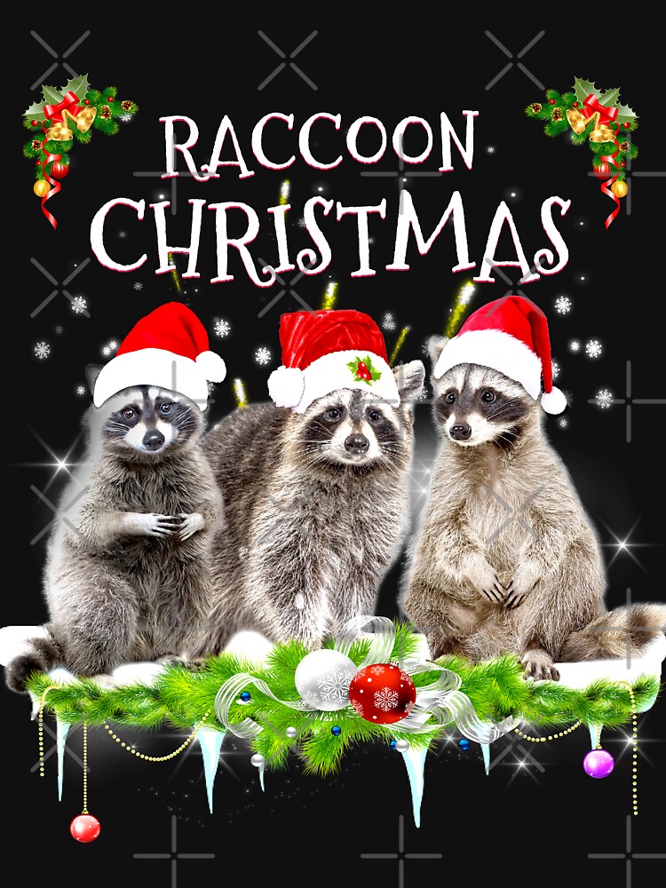 Discover Cute Raccoon Christmas Pajama Classic T-Shirt
