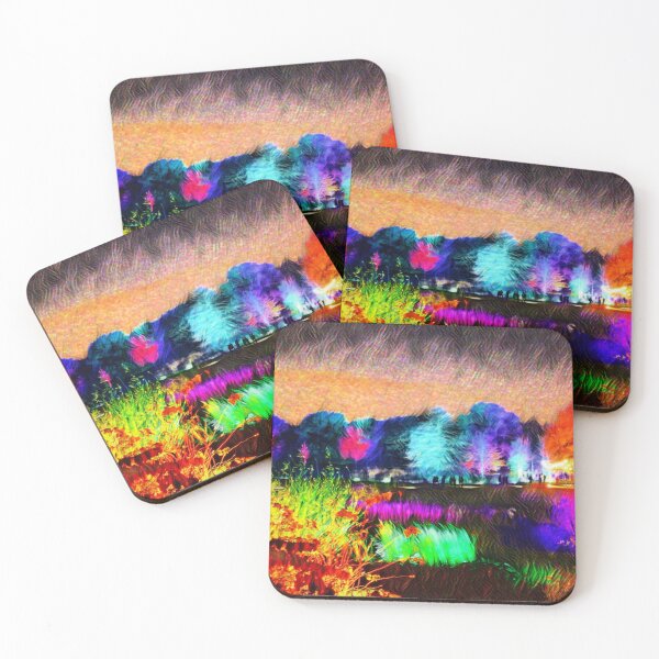 Item preview, Night Garden Abstract Art designed and sold by NatureGo.