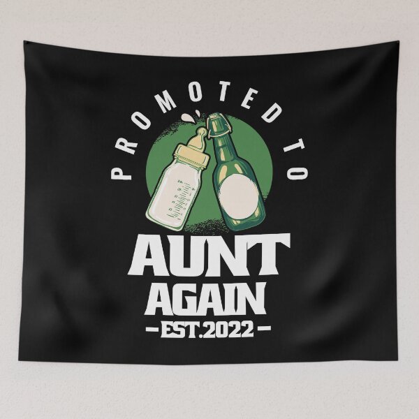 Item preview, Promoted To Aunt Again Pregnancy Accouncement  designed and sold by Eddie SH.