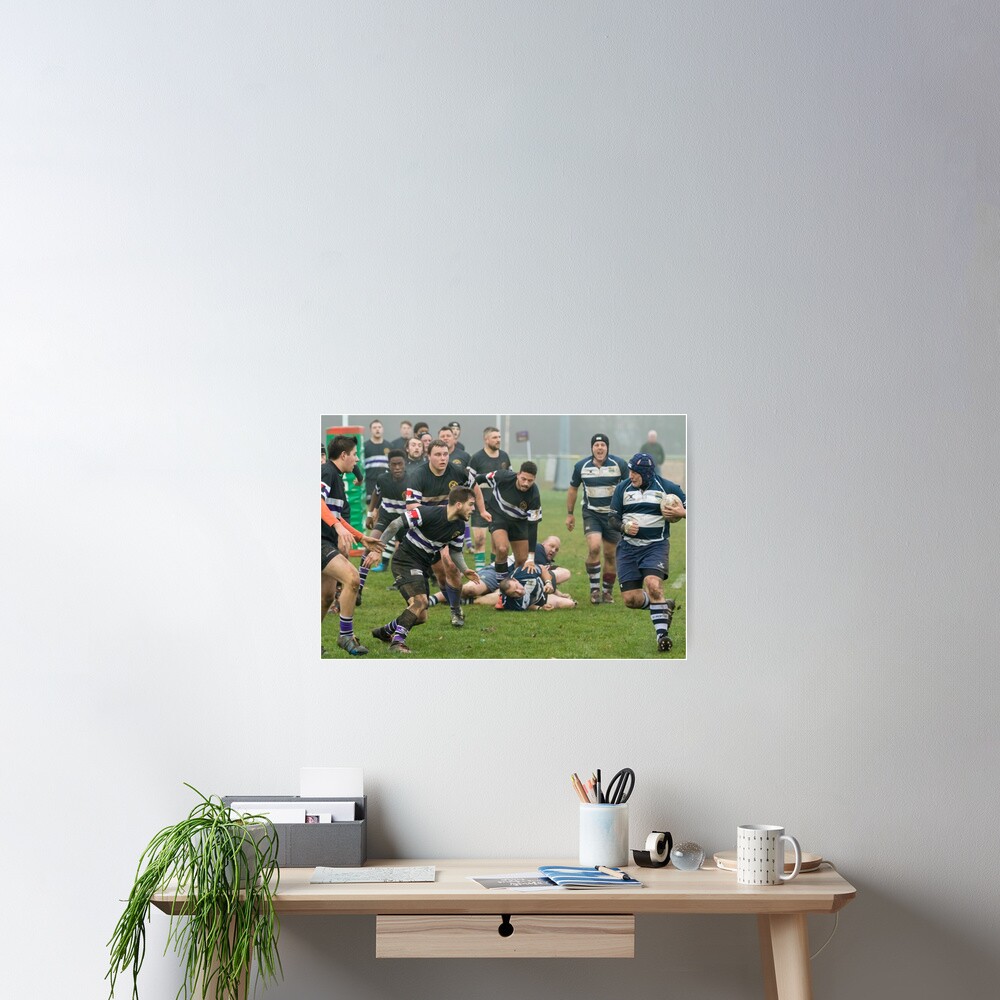 "Rugby" Poster for Sale by SerialSnapper Redbubble