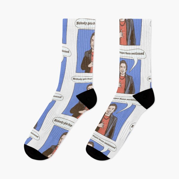 Item preview, Nobody Gets Super Hans Sectioned designed and sold by HotelAlfaPapa.