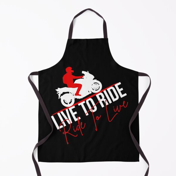 Item preview, Live To Ride Ride To Live Dirt Bike (Red And White) designed and sold by Wheeler-Styl3.