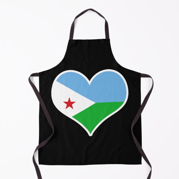 Item preview, Djibouti Flag Heart designed and sold by PKHalford.