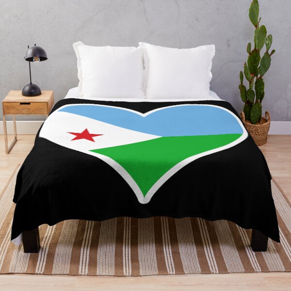 Item preview, Djibouti Flag Heart designed and sold by PKHalford.