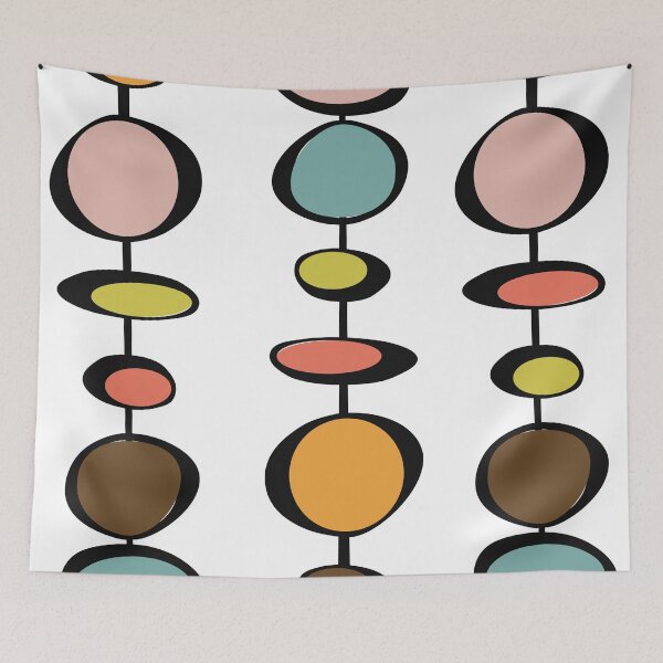 Item preview, Fifties Styled Bubbles using Mid Mod Color Palette designed and sold by LisWilliams.