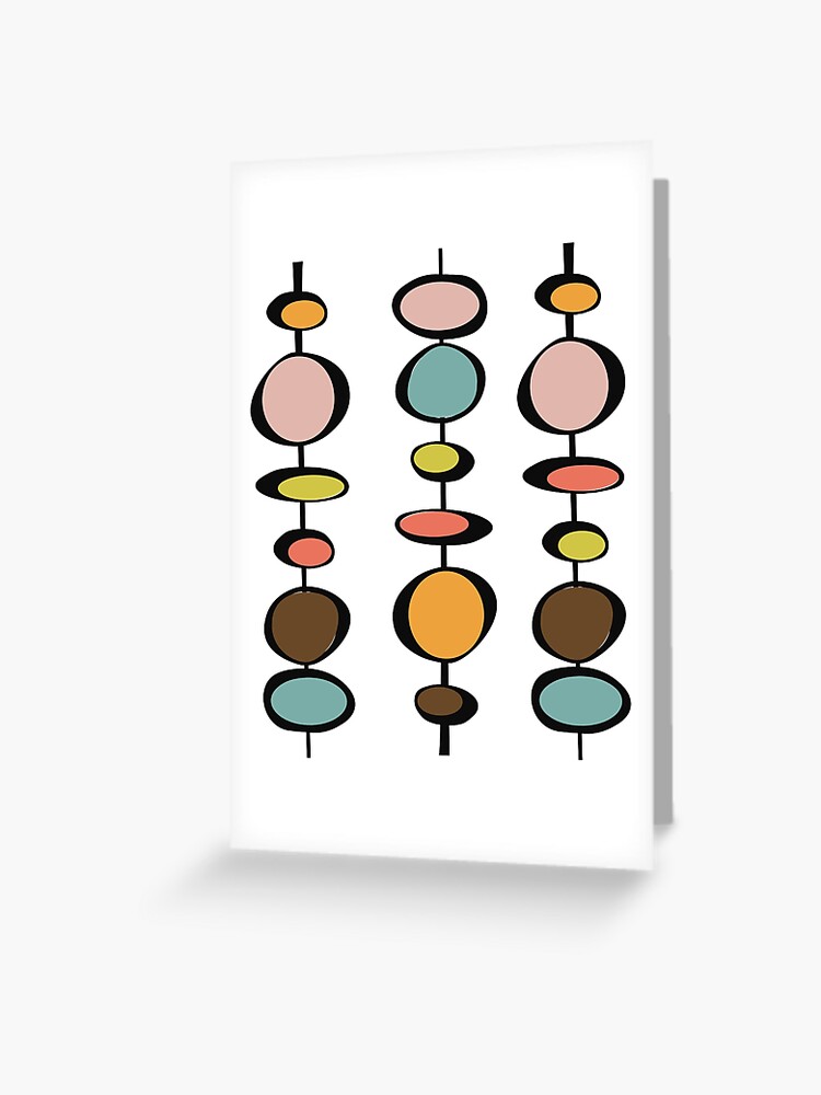 Fifties Styled Bubbles using Mid Mod Color Palette Art Board Print for  Sale by Lisa Williams