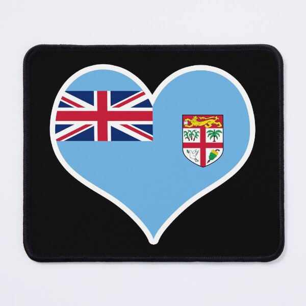 Item preview, Fiji Flag Heart designed and sold by PKHalford.