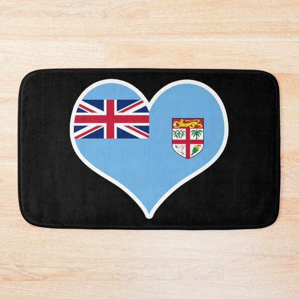 Item preview, Fiji Flag Heart designed and sold by PKHalford.
