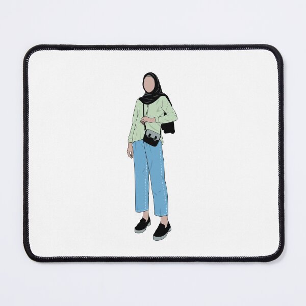 Item preview, Casual Hijab with Blue Jeans designed and sold by suwarnaadi.