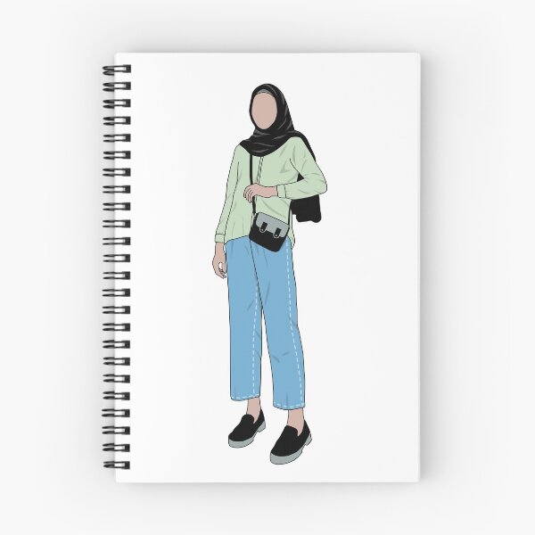 Item preview, Casual Hijab with Blue Jeans designed and sold by suwarnaadi.