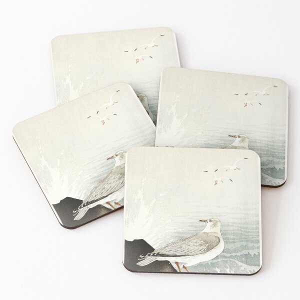 Item preview, Gull on rock (1900 - 1910) by Ohara Koson (1877-1945). designed and sold by CristalleLisa.